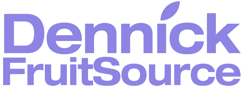 The new Dennick FruitSource logo in purple.